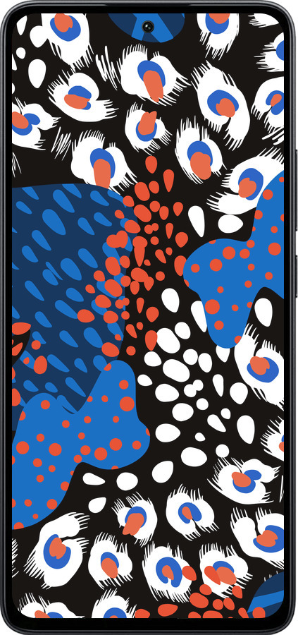 Силиконовый чехол Абстрактный фон v2 для Xiaomi Poco M7 Pro 5G - 5503u-3942 изображение 