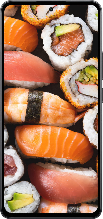 Силиконовый чехол Суши v3 для Xiaomi Poco M7 Pro 5G - 5540u-3942 изображение 