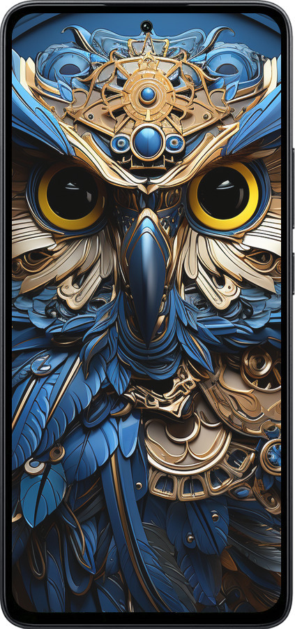 Силиконовый чехол Сова v2 для Xiaomi Poco M7 Pro 5G - 5649u-3942 изображение 