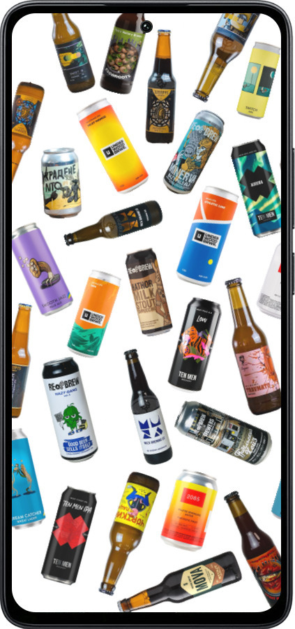 Силіконовий чехол Броварні UA для Xiaomi Poco M7 Pro 5G - 5877u-3942 изображение 