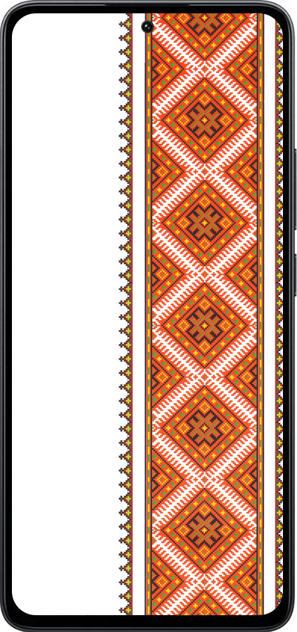 Силиконовый чехол Вышиванка 25 для Xiaomi Poco M7 Pro 5G - 593u-3942 изображение 