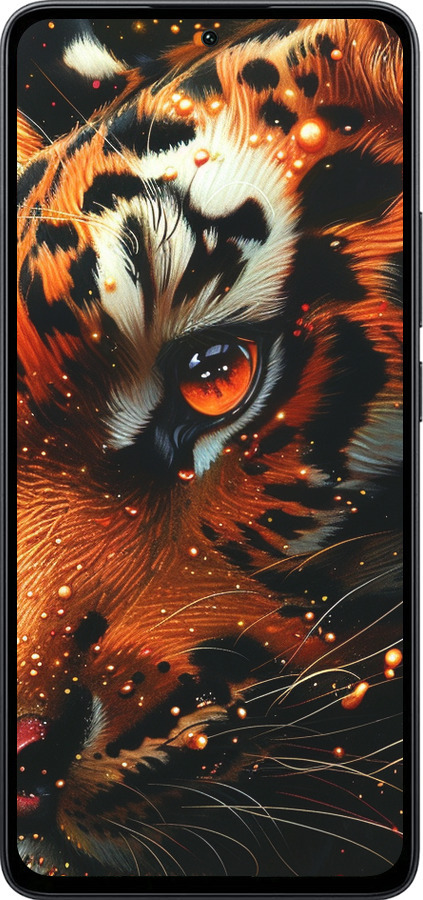 Силиконовый чехол Tiger для Xiaomi Poco M7 Pro 5G - 6053u-3942 изображение 