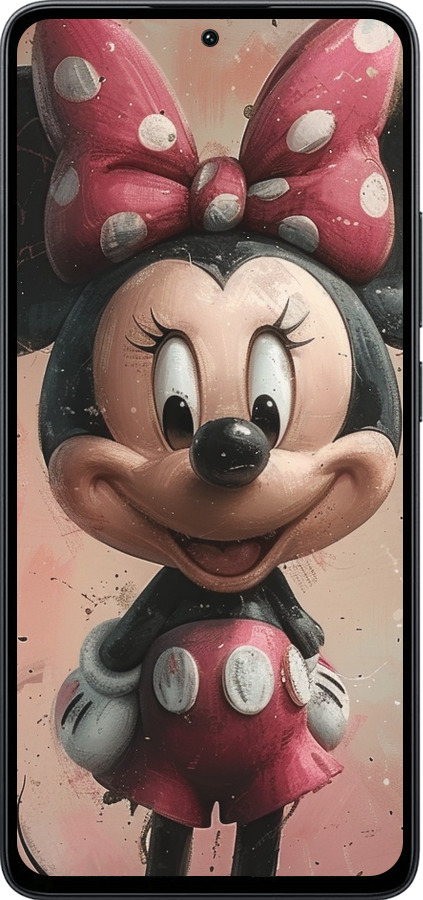 Силиконовый чехол Minnie Mouse для Xiaomi Poco M7 Pro 5G - 6054u-3942 изображение 