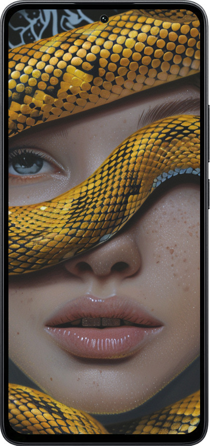 Силіконовий чехол Обійми змії для Xiaomi Poco M7 Pro 5G - 6081u-3942 изображение 