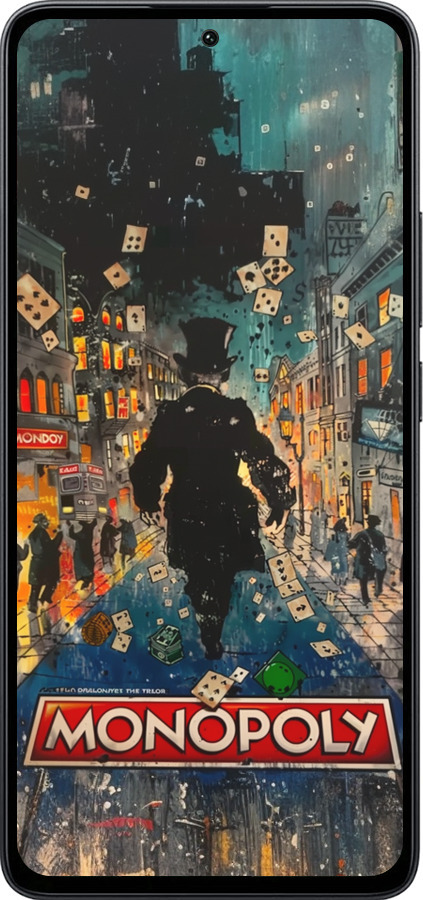 Силиконовый чехол Метрополис игры для Xiaomi Poco M7 Pro 5G - 6085u-3942 изображение 