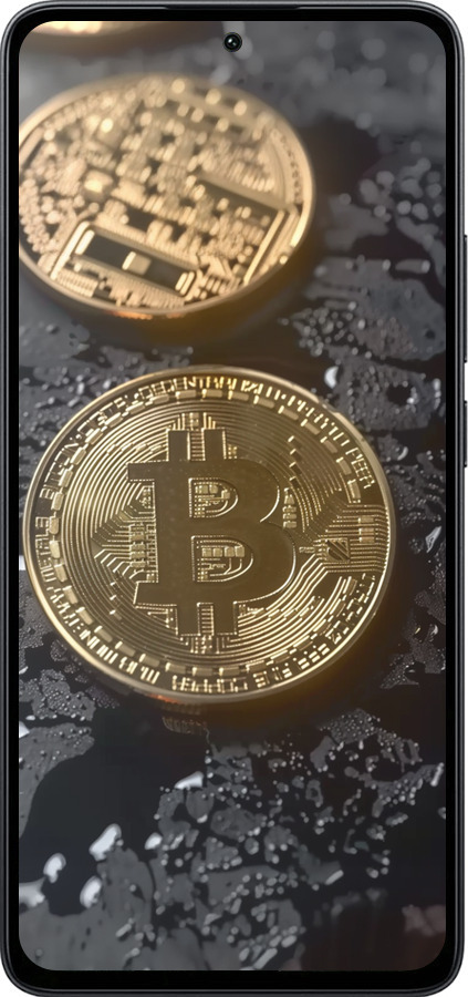 Силиконовый чехол Вулканический Bitcoin для Xiaomi Poco M7 Pro 5G - 6092u-3942 изображение 