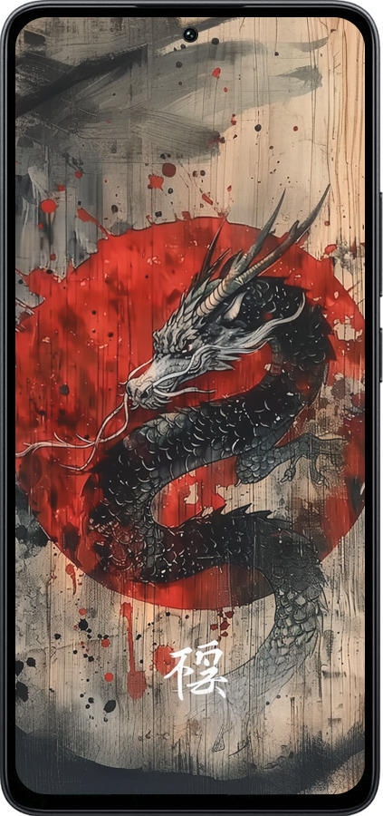 Силиконовый чехол Восточный дух для Xiaomi Poco M7 Pro 5G - 6100u-3942 изображение 