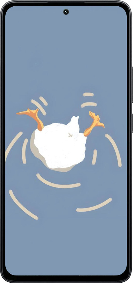 Силиконовый чехол Гусь ныряет для Xiaomi Poco M7 Pro 5G - 6275u-3942 изображение 