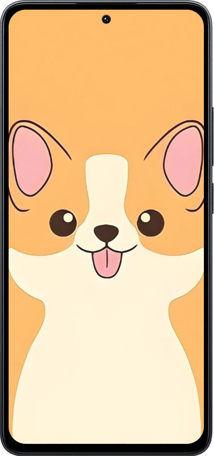 Силиконовый чехол Милый пес для Xiaomi Poco M7 Pro 5G - 6296u-3942 изображение 