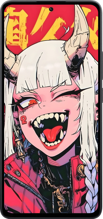 Силиконовый чехол Аниме демон для Xiaomi Poco M7 Pro 5G - 6308u-3942 изображение 