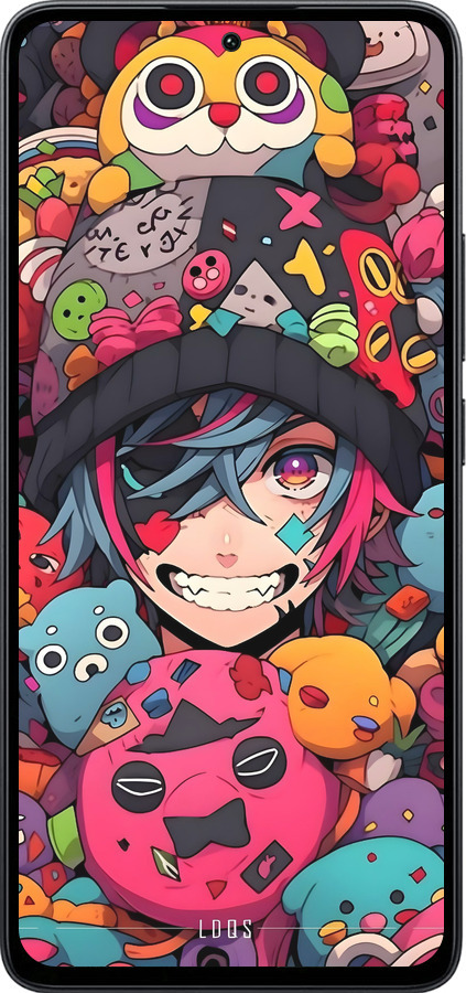 Силиконовый чехол Аниме парень для Xiaomi Poco M7 Pro 5G - 6317u-3942 изображение 