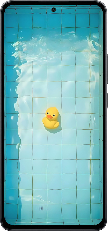 Силіконовий чехол Каченя для Xiaomi Poco M7 Pro 5G - 6323u-3942 изображение 