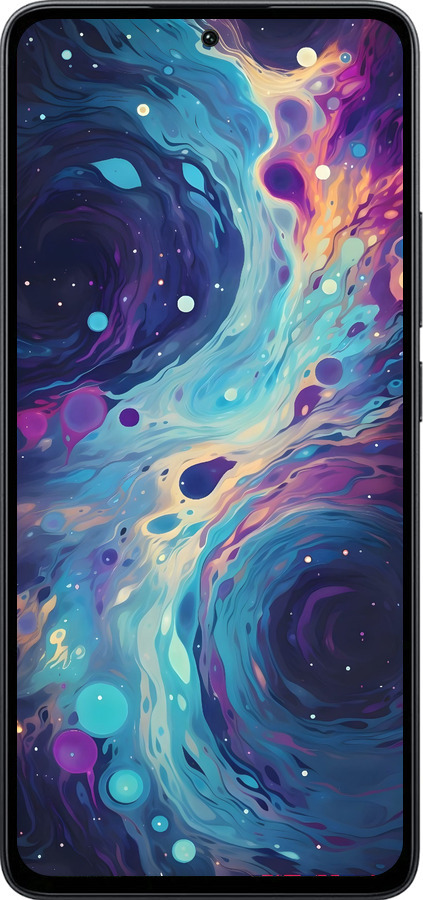 Силіконовий чехол Арт акварель для Xiaomi Poco M7 Pro 5G - 6329u-3942 изображение 