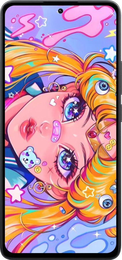 Силиконовый чехол Сейлор Мун 4 для Xiaomi Poco M7 Pro 5G - 6353u-3942 изображение 