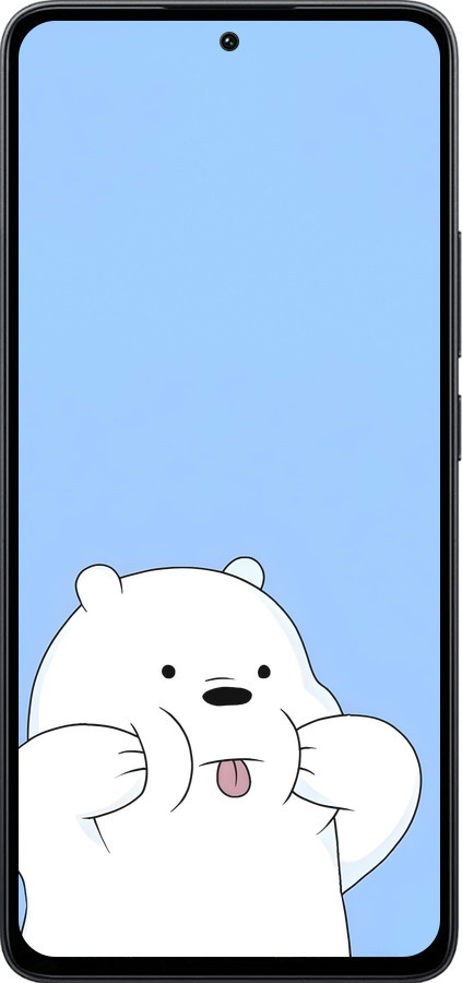 Силиконовый чехол Милый мишка для Xiaomi Poco M7 Pro 5G - 6357u-3942 изображение 