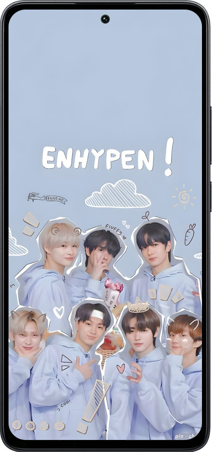 Силиконовый чехол Энхайпен для Xiaomi Poco M7 Pro 5G - 6362u-3942 изображение 