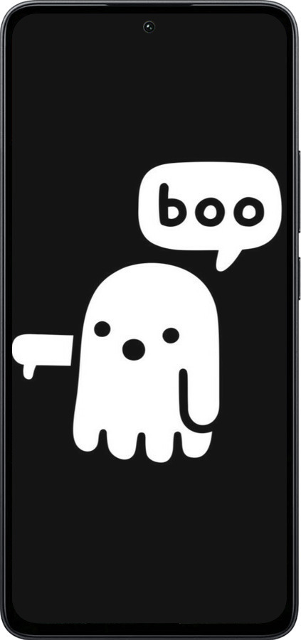 Силиконовый чехол Призрак Неодобрения для Xiaomi Poco M7 Pro 5G - 6431u-3942 изображение 