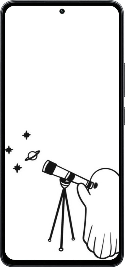 Силиконовый чехол Привидение астроном для Xiaomi Poco M7 Pro 5G - 6444u-3942 изображение 