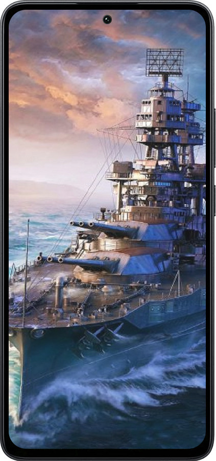 Силиконовый чехол Военный корабль, world of tanks, wargaming для Xiaomi Poco M7 Pro 5G - 6461u-3942 изображение 