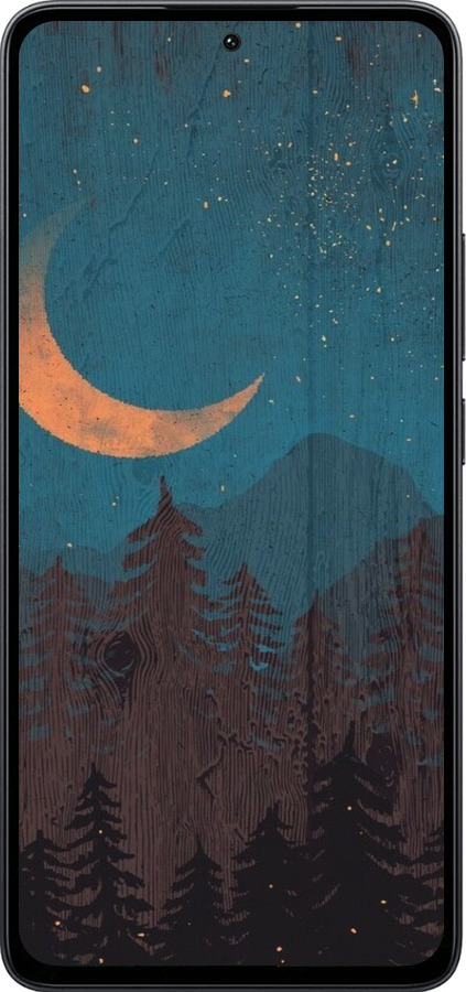 Силиконовый чехол Звездный лес для Xiaomi Poco M7 Pro 5G - 6480u-3942 изображение 