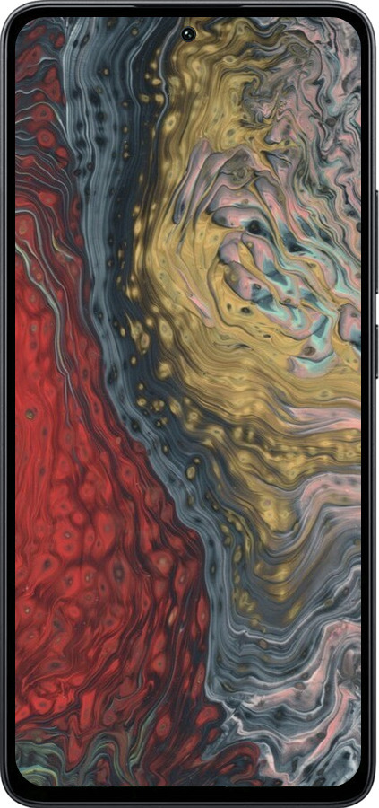 Силіконовий чехол Із зображенням абстрактного живопису для Xiaomi Poco M7 Pro 5G - 6530u-3942 изображение 