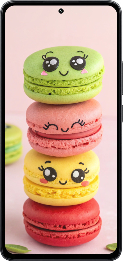 Силиконовый чехол Печенье для Xiaomi Poco M7 Pro 5G - 6693u-3942 изображение 