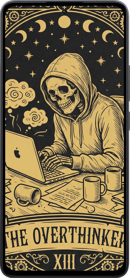 Силіконовий чехол The Overthinker для Xiaomi Poco M7 Pro 5G - 6774u-3942 изображение 