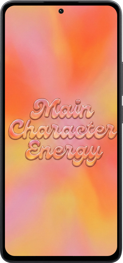 Силиконовый чехол Aura Gradient Main Character Energy Aesthetic Y2K для Xiaomi Poco M7 Pro 5G - 6783u-3942 изображение 