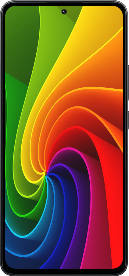 Силиконовый чехол Радужный вихрь для Xiaomi Poco M7 Pro 5G - 747u-3942 изображение 