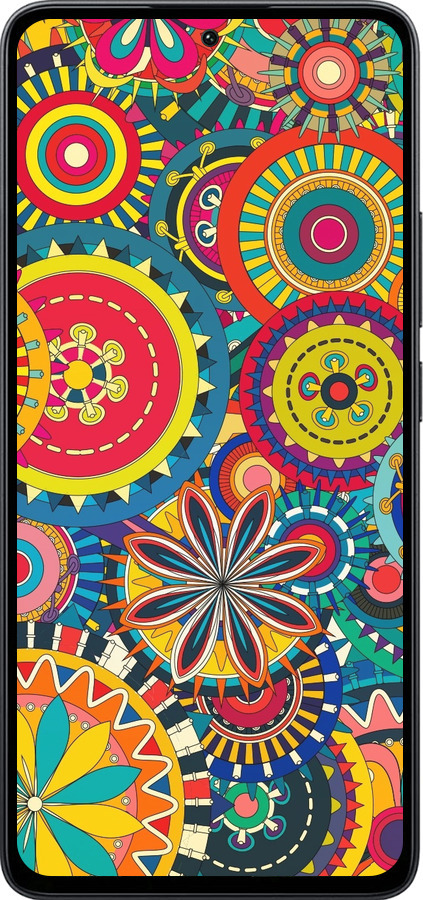 Силиконовый чехол Узор 5 для Xiaomi Poco M7 Pro 5G - 902u-3942 изображение 