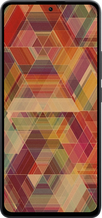 Силиконовый чехол Геометрический узор для Xiaomi Poco M7 Pro 5G - 904u-3942 изображение 