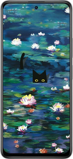 TPU чехол с изображением водяных лилий и кошек для Xiaomi Redmi Note 10 Pro 5G - 6257b-3333 изображение 
