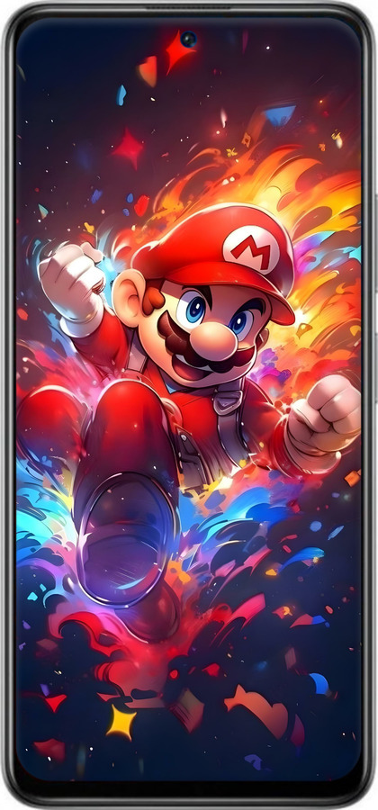 TPU чехол Супер Маріо для Xiaomi Redmi Note 10 Pro 5G - 6342b-3333 изображение 