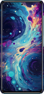 3D пластиковый матовый чехол Арт акварель для Xiaomi Poco X3 - 6329m-2073 изображение 
