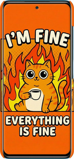 3D пластиковий матовий чехол Funny Cat для Xiaomi Poco X3 Pro - 6786m-2938 изображение 