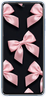 Силикон с усиленными углами чехол Coquette Ribbons Dark Coquette для Xiaomi Poco X3 Pro - 6767sp-2938 изображение 