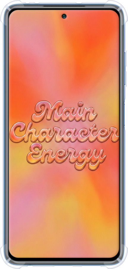 Силикон с усиленными углами чехол Aura Gradient Main Character Energy Aesthetic Y2K для Xiaomi Poco X3 Pro - 6783sp-2938 изображение 