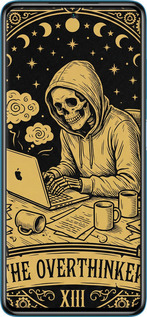 2D пластиковый чехол The Overthinker для Xiaomi Poco X3 Pro - 6774t-2938 изображение 