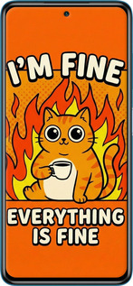 2D пластиковий чехол Funny Cat для Xiaomi Poco X3 Pro - 6786t-2938 изображение 