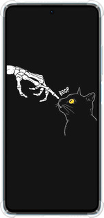 Силикон с усиленными углами чехол Кошка для Xiaomi Redmi Note 12 Pro Speed - 6505sp-3334 изображение 