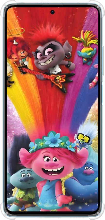 Силіконовий протиударний с посиленими кутами чехол Тролі для Xiaomi Poco X5 Pro 5G - 6343sp-3027 изображение 