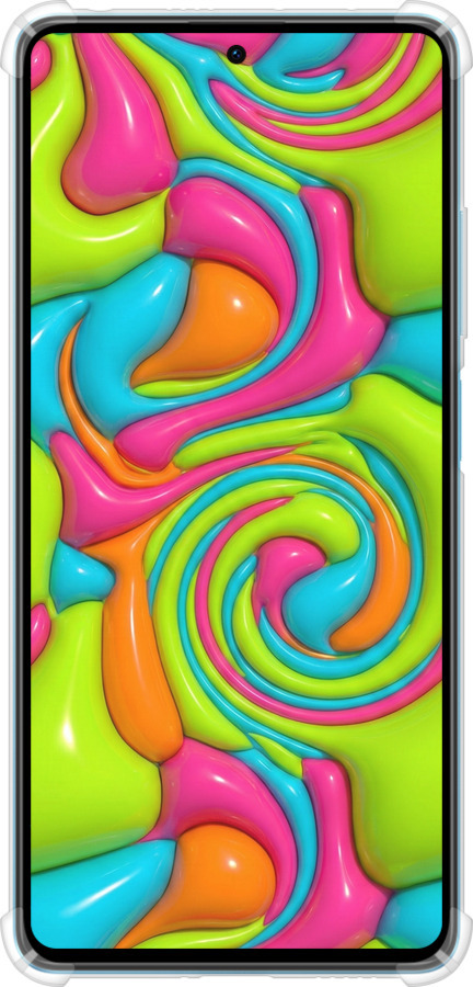 Силіконовий протиударний с посиленими кутами чехол Y2K Jelly Dream для Xiaomi Redmi Note 12 Pro Speed - 6780sp-3334 изображение 