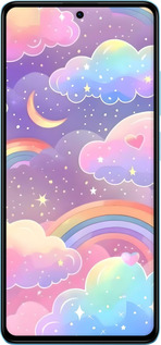 Силіконовий чехол Хмари та веселка для Xiaomi Redmi Note 12 Pro Speed - 6312u-3334 изображение 