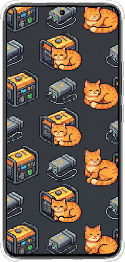 Силикон с усиленными углами чехол Autonomous Zone для Xiaomi Poco X6 PRO - 6771sp-3497 изображение 