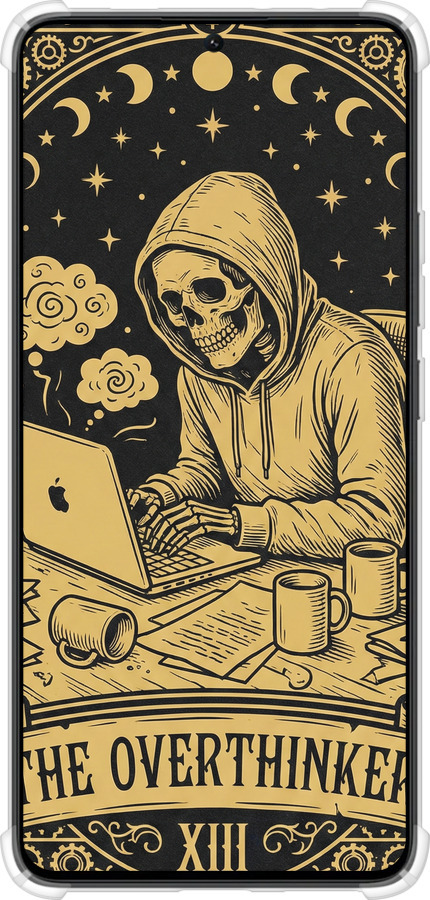 Силіконовий протиударний с посиленими кутами чехол The Overthinker для Xiaomi Poco X6 PRO - 6774sp-3497 изображение 