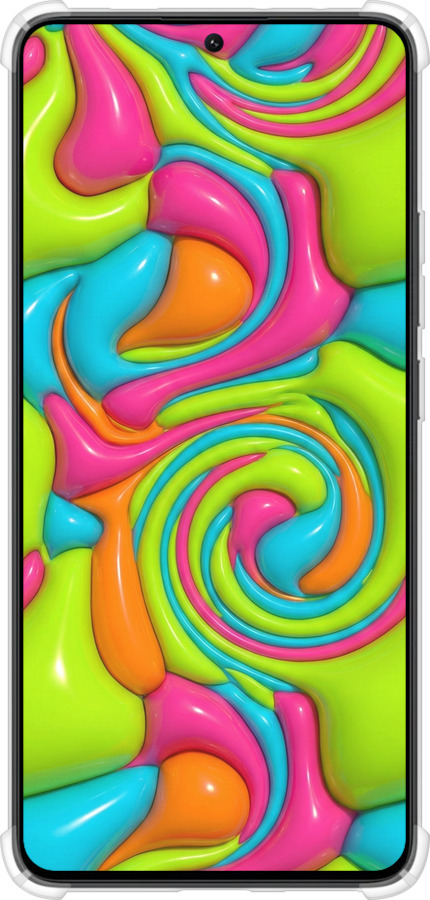 Силіконовий протиударний с посиленими кутами чехол Y2K Jelly Dream для Xiaomi Poco X6 PRO - 6780sp-3497 изображение 