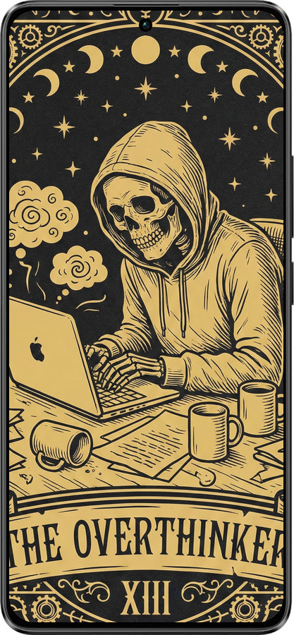 TPU чехол The Overthinker для Xiaomi Redmi Note 13 Pro 5G - 6774b-3392 изображение 