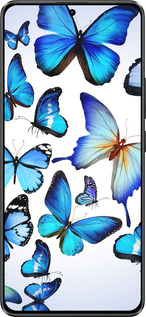 Силіконовий чехол Метелики для Xiaomi Redmi Note 13 Pro 5G - 6023u-3392 изображение 