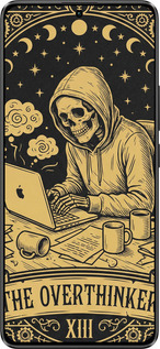 Силиконовый чехол The Overthinker для Xiaomi Redmi Note 13 Pro 5G - 6774u-3392 изображение 
