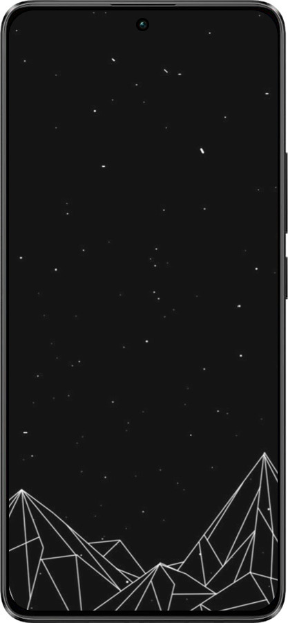 Силиконовый чехол Черно белые абстрактные горы для Xiaomi Redmi Note 13 Pro 5G - 6437u-3392 изображение 